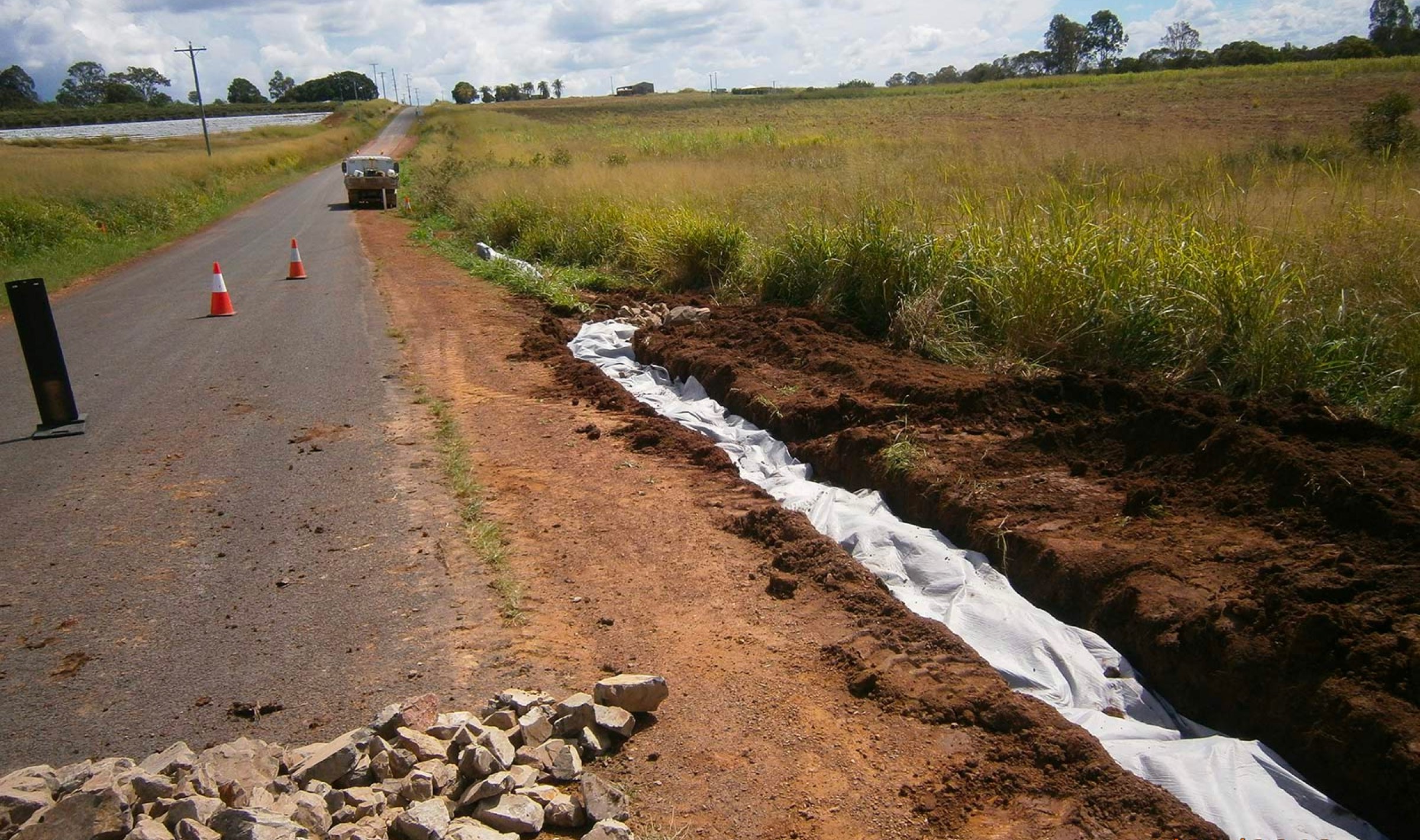 Civil Mining & Construction, NDRRA Bundaberg Region Region Pavement Stabilisation