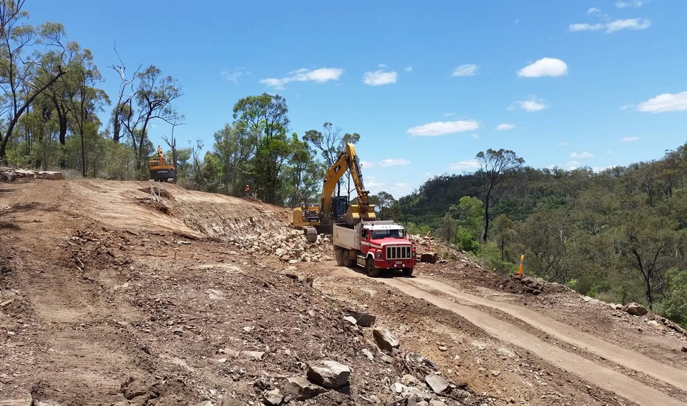 Civil Mining & Construction, Flagstaff Road Landslip