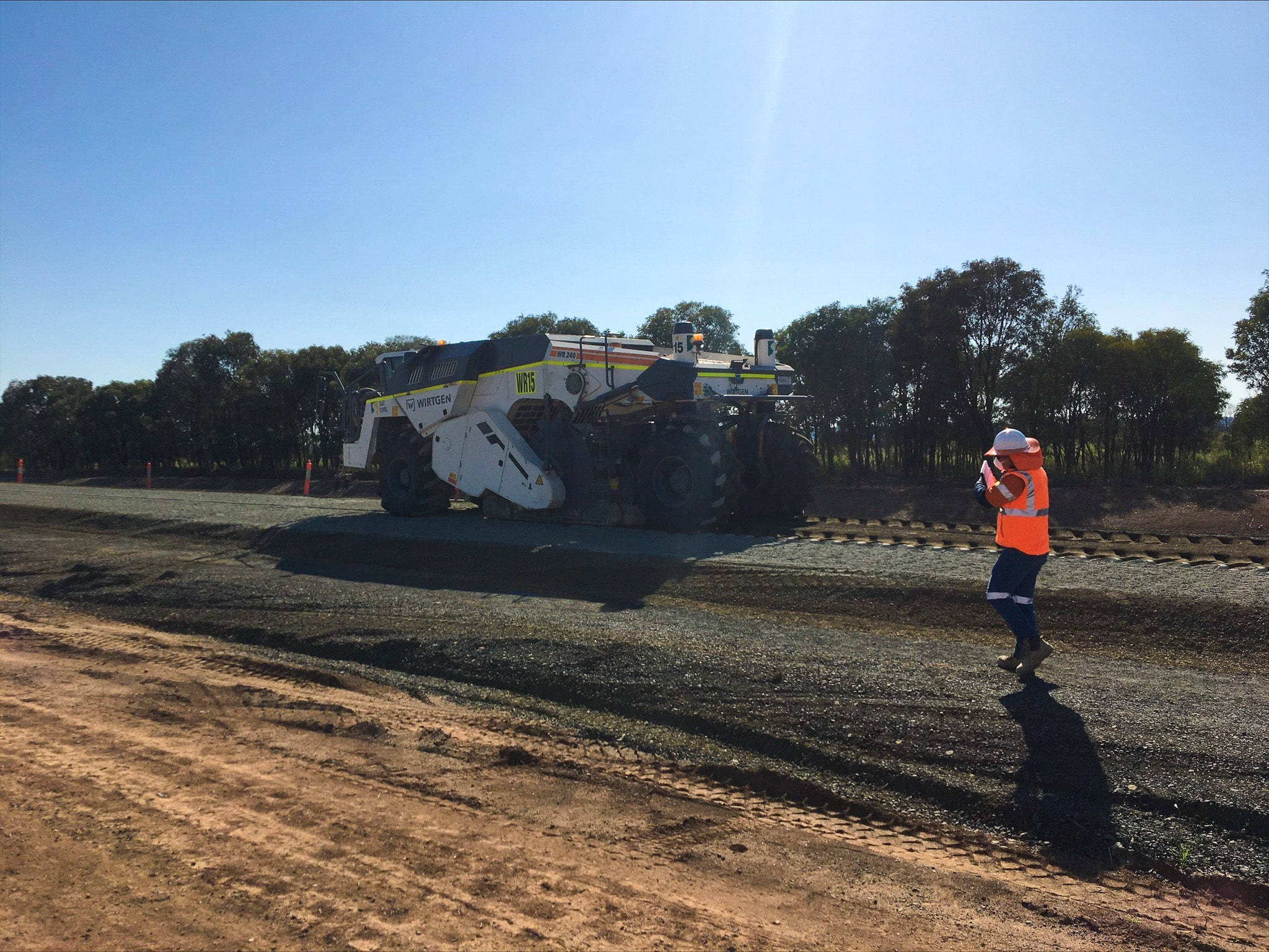 Photo of stabiliser in action